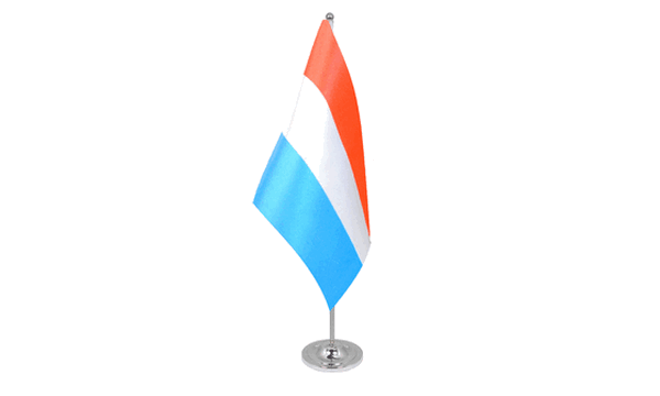 Luxembourg Satin Table Flag